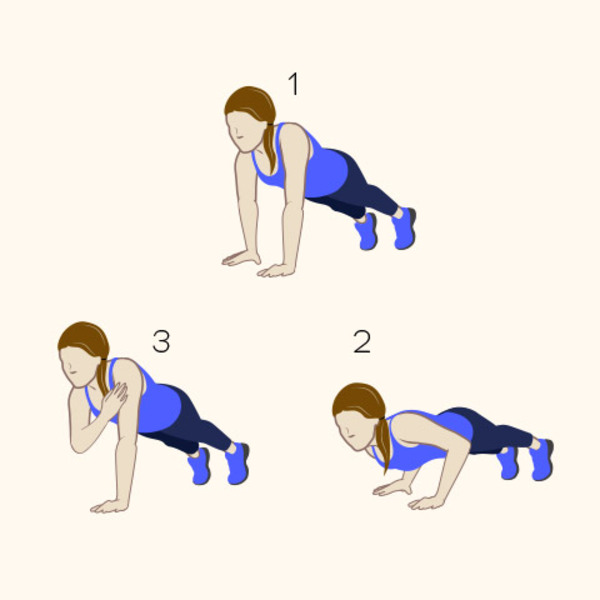 ท่า Plank Shoulder Tap