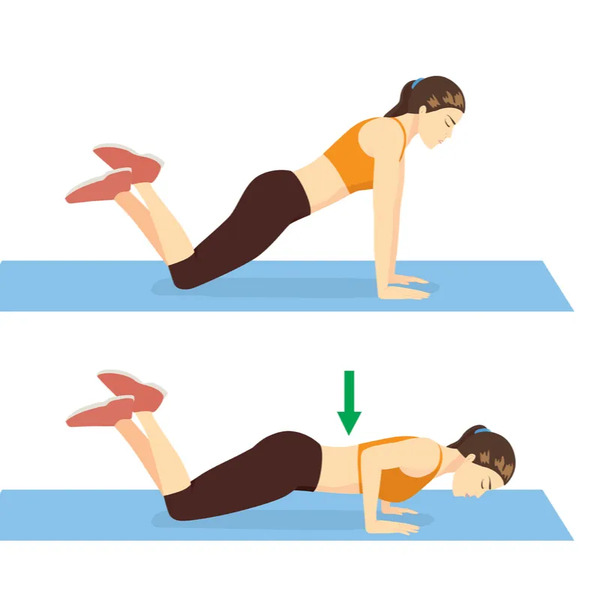 ท่า Knee Push Up