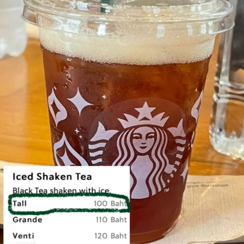 Ice shaken Tea