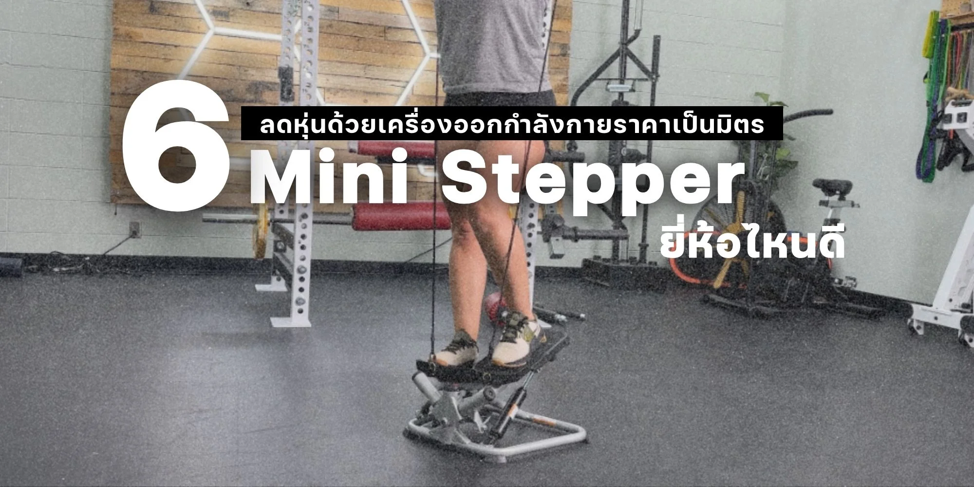 รวม 6 Mini Stepper ยี่ห้อไหนดี ลดหุ่นด้วยเครื่องออกกำลังกายราคาเป็นมิตร